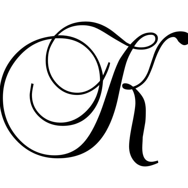 Калиграфическая буква "к"