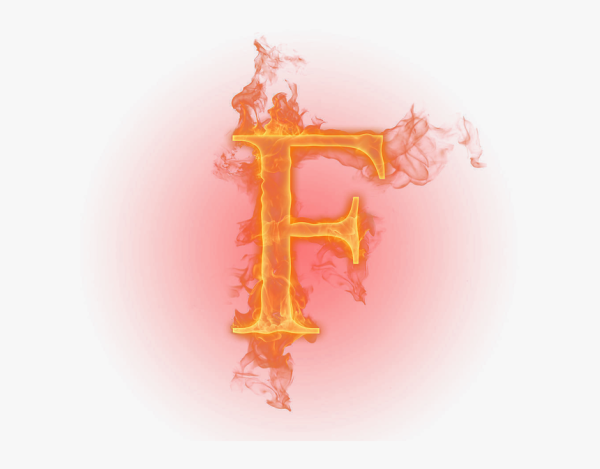 Буква f без фона