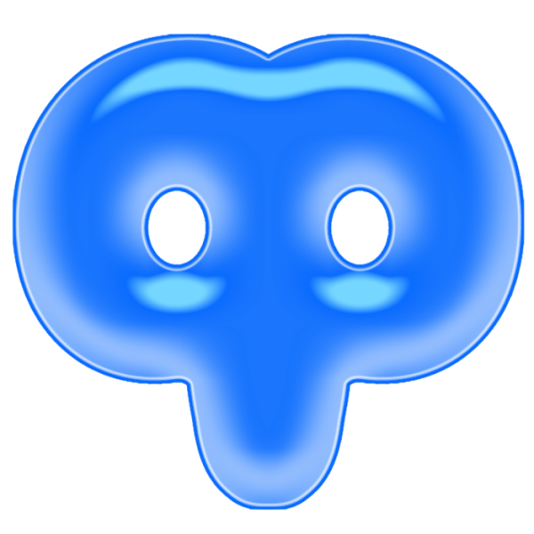 Буква ф синяя