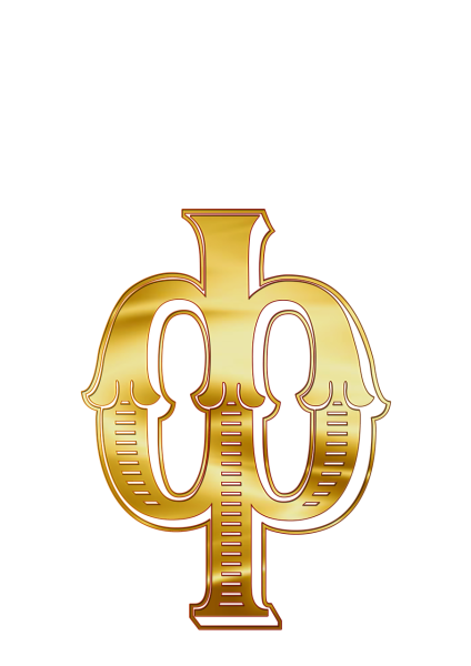 Золотая буква ф