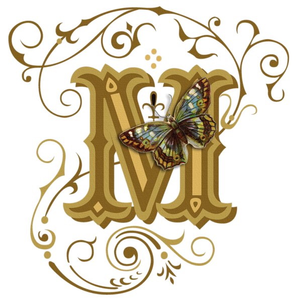 Красивые буквы на прозрачном фоне