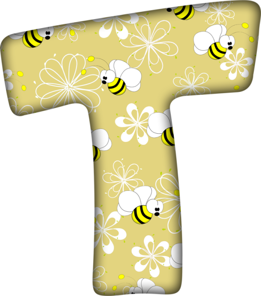 Мультяшная буква т