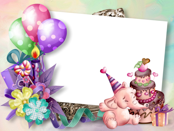 Фон для поздравления с днем рождения ребенку