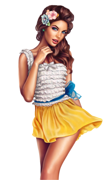 Девушки картинки на прозрачном фоне