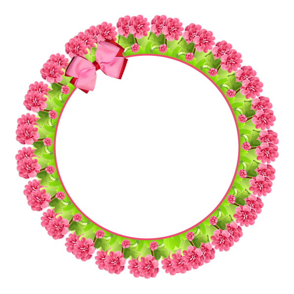 Круглая рамка