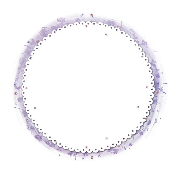 Круглая рамочка на прозрачном фоне