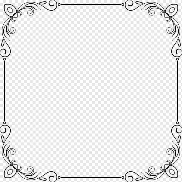 Рамка прямоугольная вензеля