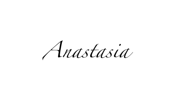 Анастасия эскиз тату