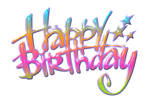 Happy Birthday надпись