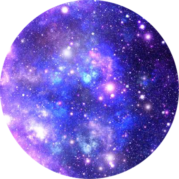 Космический фон круглый