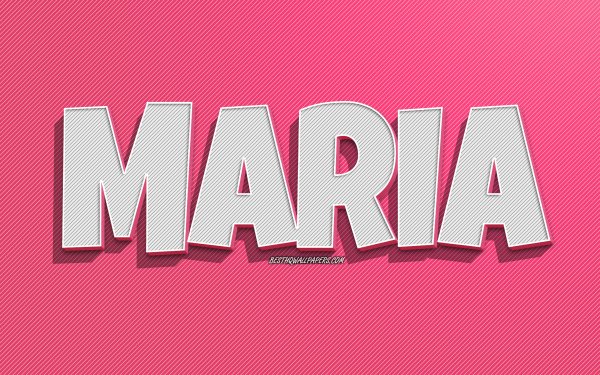 Имя Мария надпись