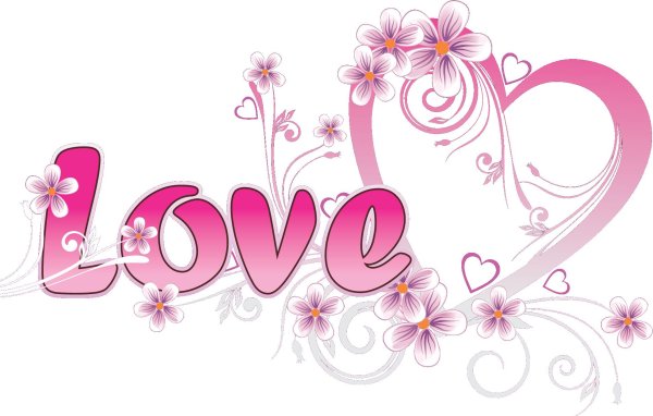 Love на прозрачном фоне