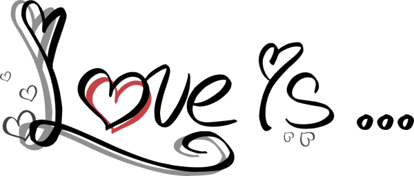 Любовные надписи на прозрачном фоне