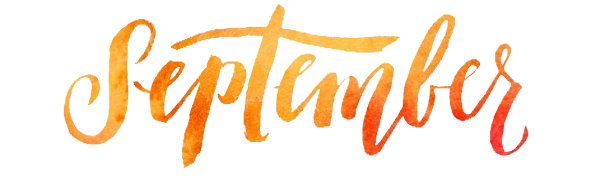 September надпись