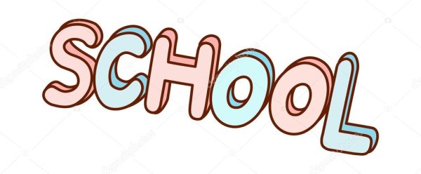 Надпись школа