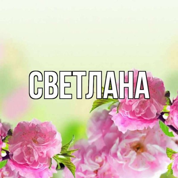 Картинки с именем Светлана красивые