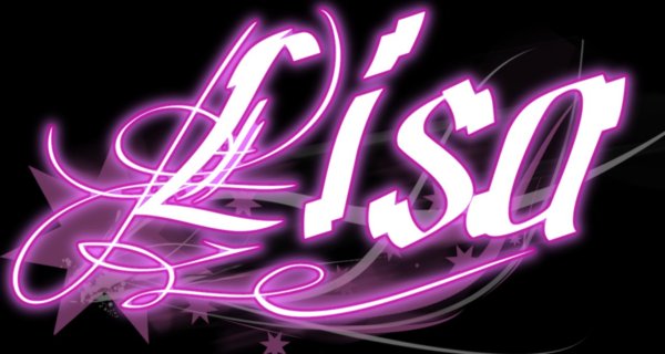 Лиза имя надпись