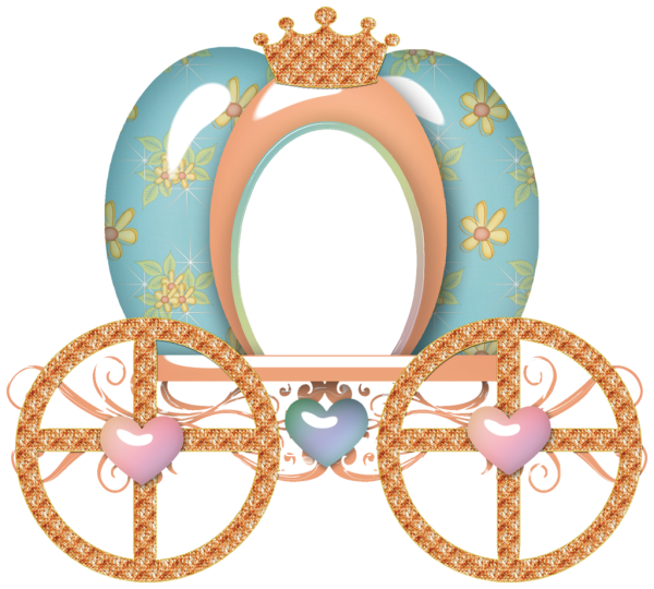 Фоторамка карета Золушки