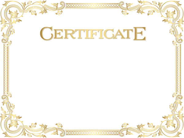 Векторные рамки для сертификатов