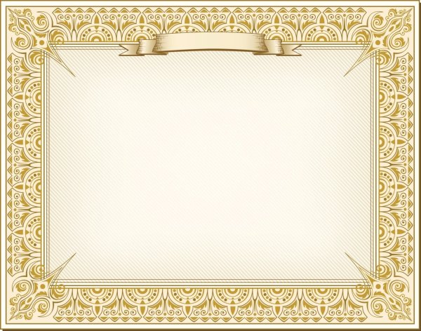 Рамка для сертификата