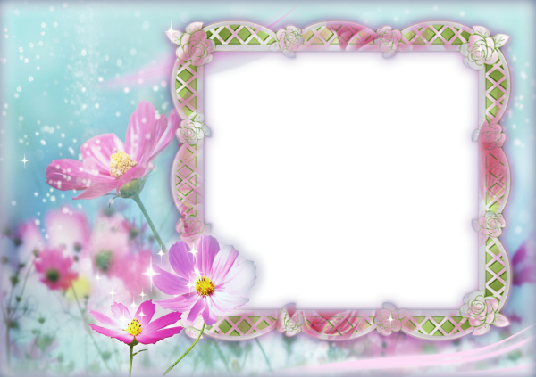 Фоторамки цветок для девочек