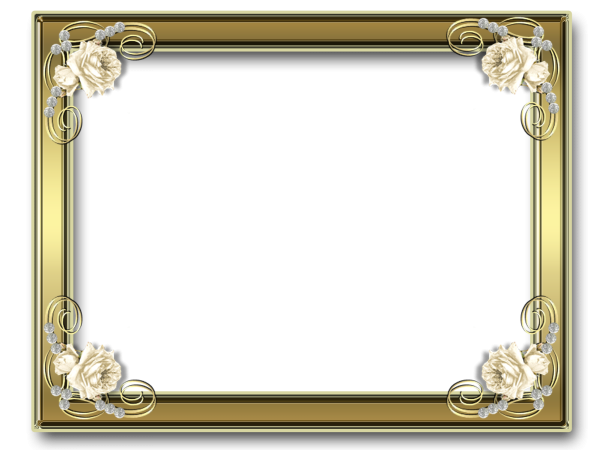 Рамки классические для фотошопа на прозрачном фоне