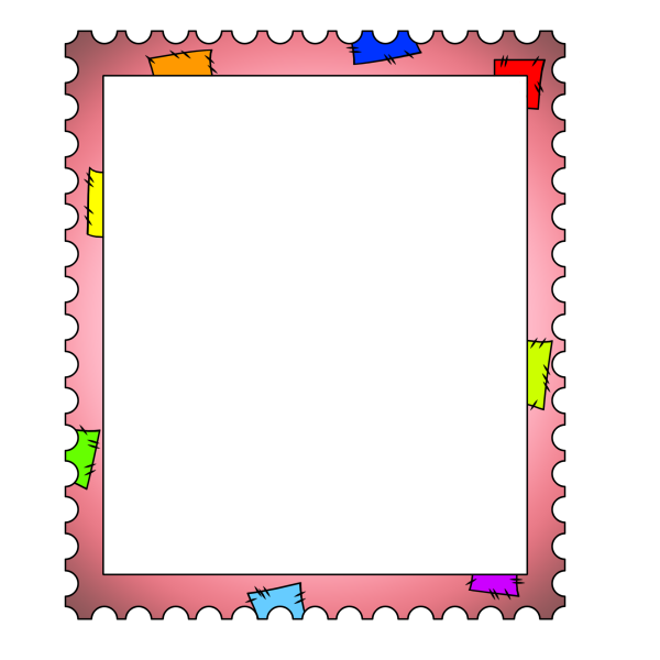 Простые детские рамки для фотошопа