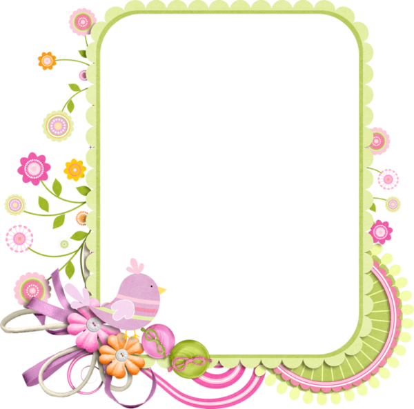 Красивая рамочка для девочки