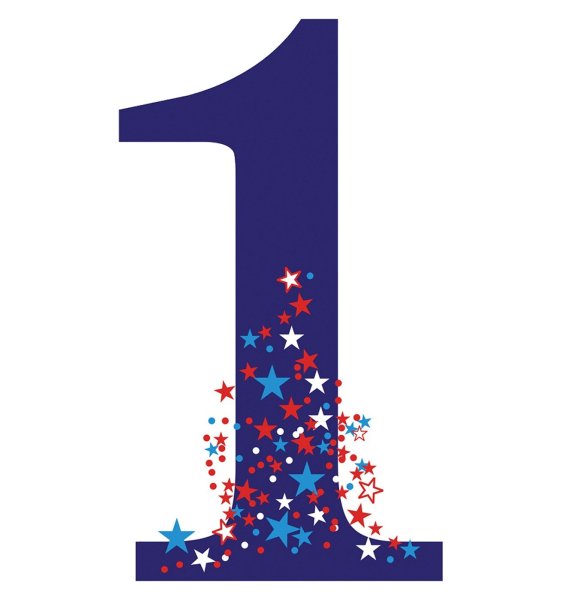 Цифра 1 для детей