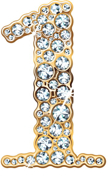 Красивая цифра 1