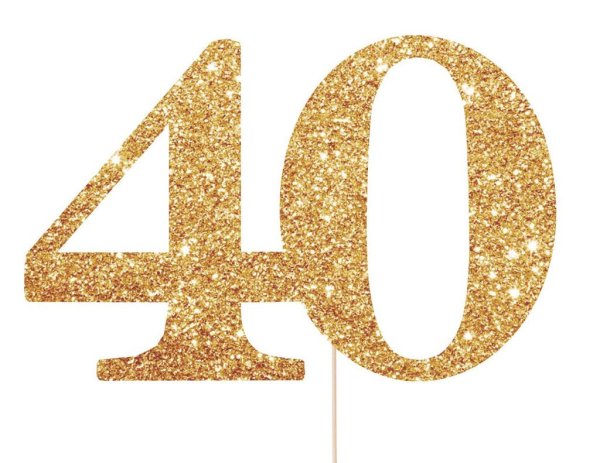 Цифра 40 красивая