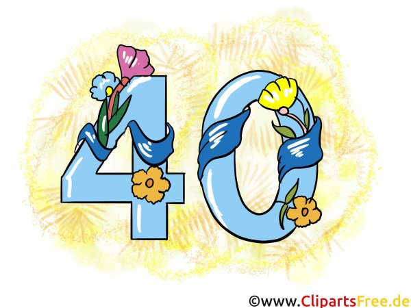 40 Мультяшная