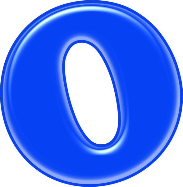 Буквы синие