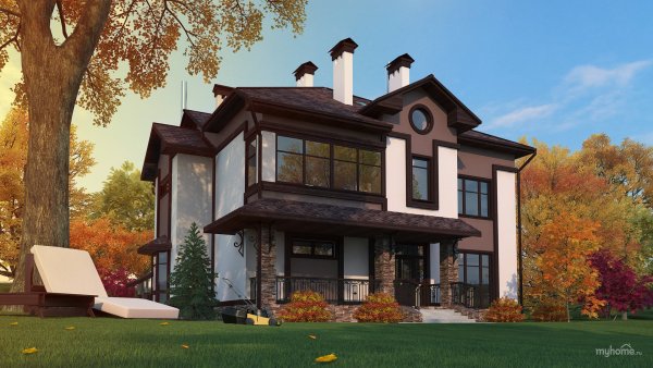 Визуализация коттеджа