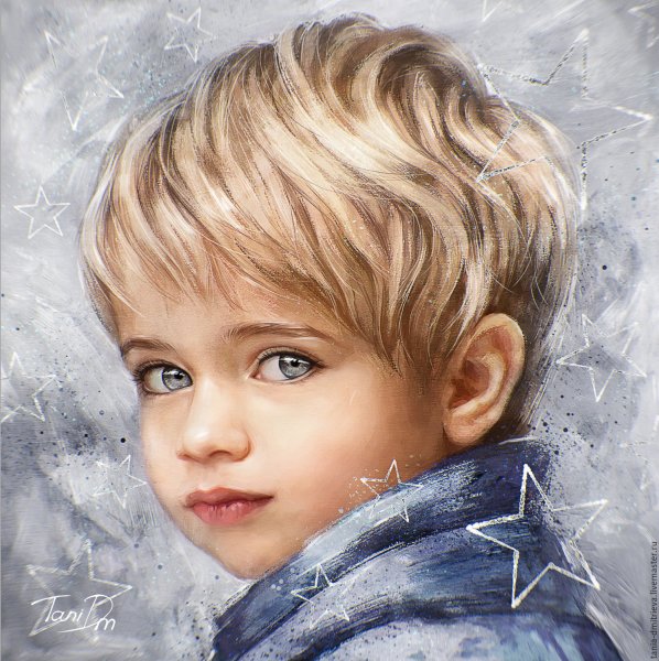 Портрет красивого мальчика