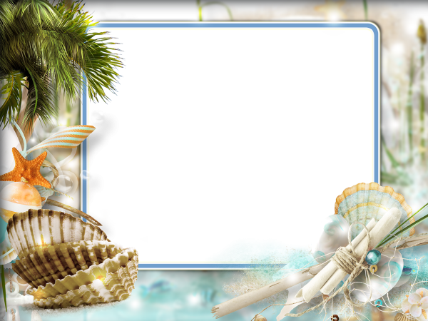 Рамка морская тема