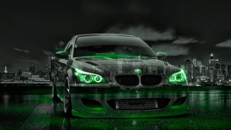 BMW m5 неон