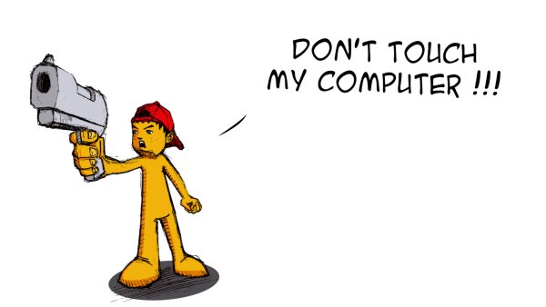 Не трогать компьютер