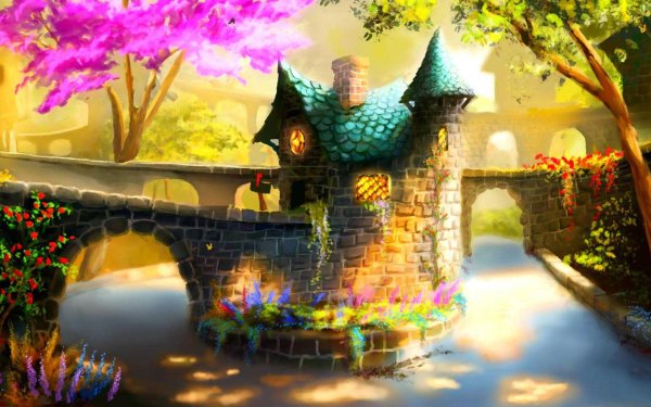 Красивые сказочные домики