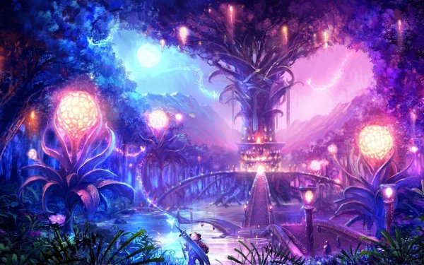 Красивое фэнтези пейзаж