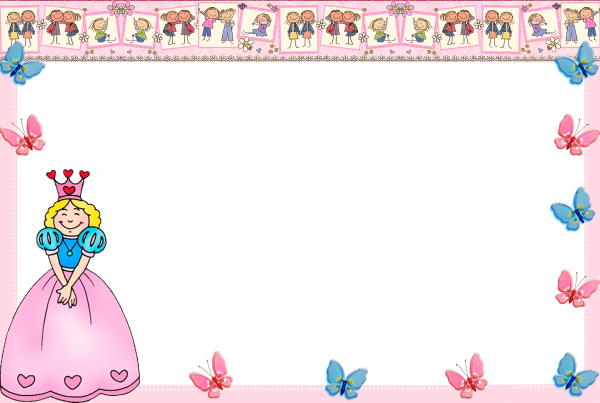 Рамка для текста для девочки