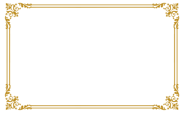 Тонкая Золотая рамка