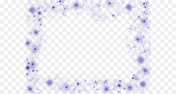 Звездная рамка на прозрачном фоне