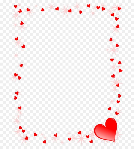 Рамочка с сердечками