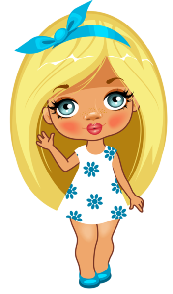 Мультяшная девочка