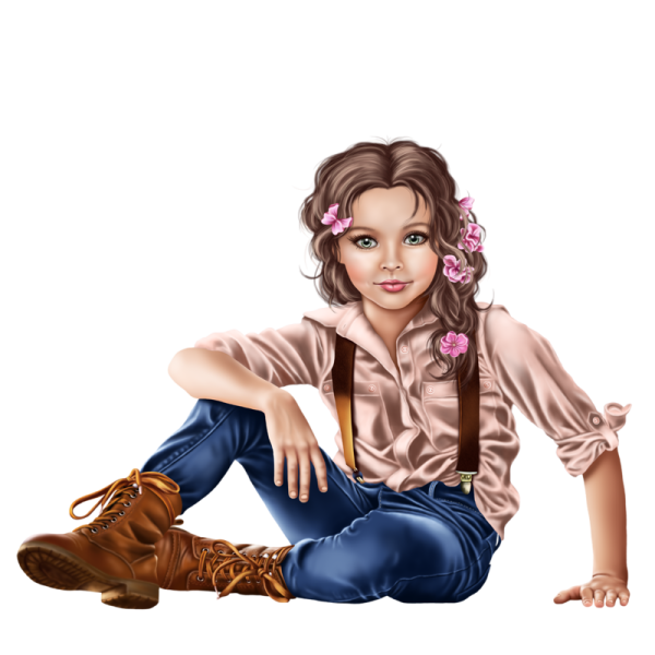 Мультяшная девочка