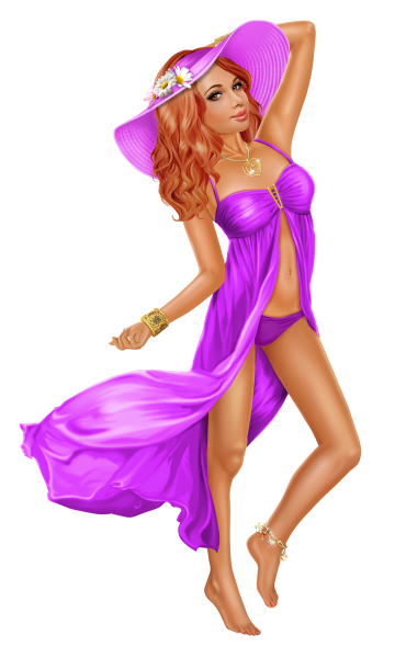 Мультяшные девушки в купальниках