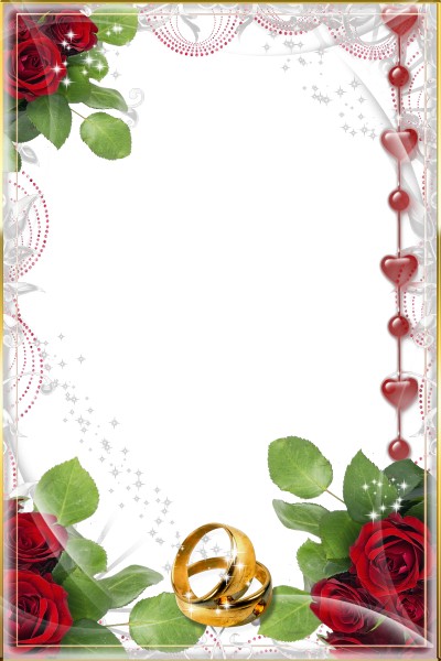 Свадебная рамка для текста