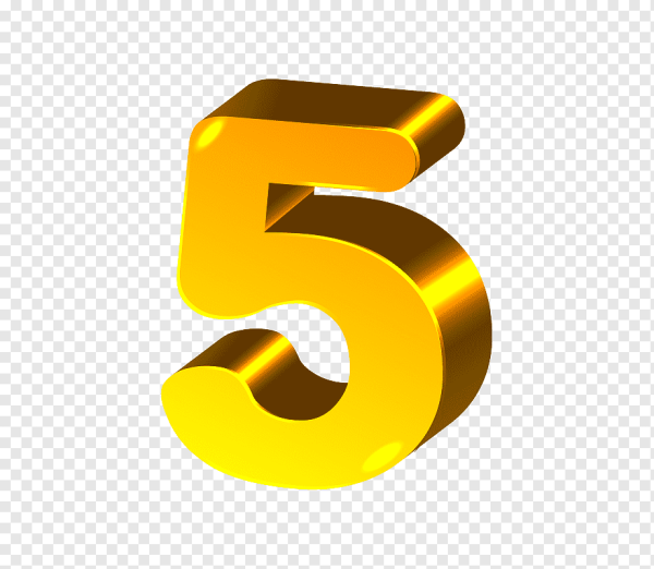 Цифры без фона