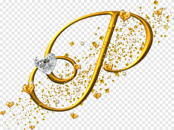 Красивые золотые буквы